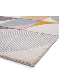 Think Rugs Matrix Geometric Rug Grey Multicolour - Think Rugs - Size: 80X150 - thumbnail 2
