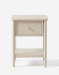Darcy Bobbin Trim Side Table Natural - Julipa - thumbnail 2