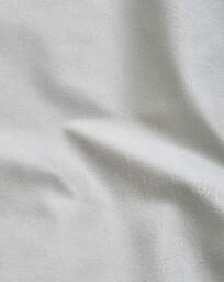 Soft Plain Velvet Duvet Cover Set Silver - JD Williams - Size: S KING - thumbnail 4