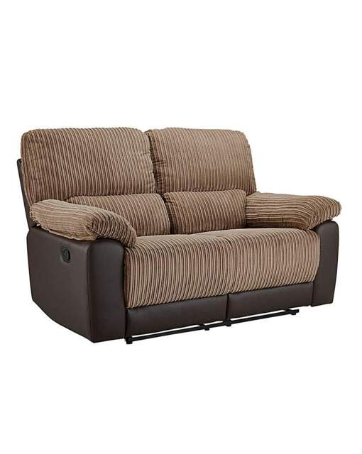 Harlow 2 Seater Recliner Sofa Natural - JD Williams - image 1