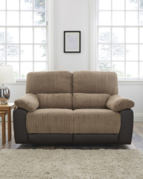Harlow 2 Seater Recliner Sofa Natural - JD Williams
