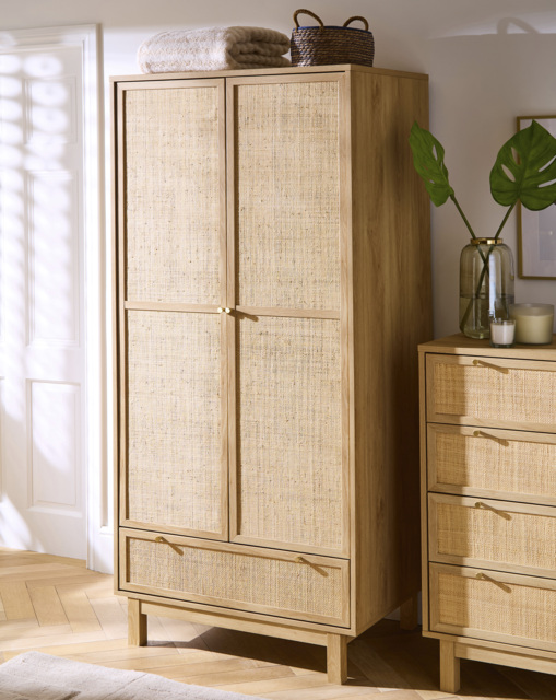 Allendale Double Wardrobe OAK - JD Williams - image 1