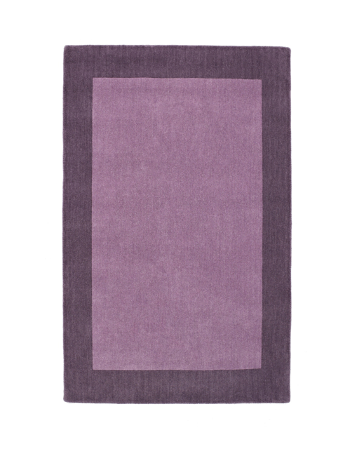 Borders Wool Rug Mauve - Origins - Size: 160X230 - image 1