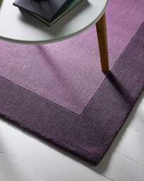 Borders Wool Rug Mauve - Origins - Size: 160X230 - thumbnail 4