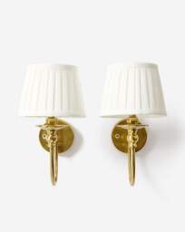 Pair of Rechargeable Wall Lights Brass - Searchlight - thumbnail 2