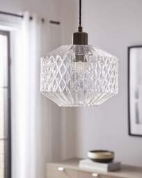 Clear Glass Pendant Shade Clear - Searchlight - thumbnail 3