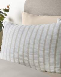 Catherine Lansfield Seersucker Duvet Set Natural - Catherine Lansfield - Size: DOUBLE - thumbnail 3