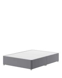 Silentnight Fabric Divan Base Only Grey - Silentnight - Size: SINGLE - thumbnail 3