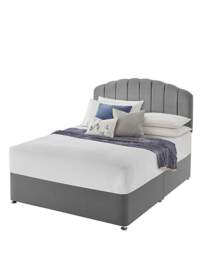 Silentnight Fabric Divan Base Only Grey - Silentnight - Size: SINGLE - thumbnail 4