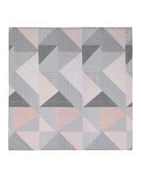 Larsson Geo Shower Curtain Blush - Catherine Lansfield - thumbnail 3