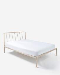 Cole Metal & 3 Layer Memory Mattress Natural - Joanna Hope - Size: KINGSIZE - thumbnail 2