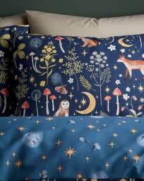 CL Enchanted Twilight Duvet Set Navy - Catherine Lansfield - Size: DOUBLE - thumbnail 5