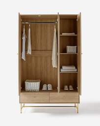 Tate Triple Wardrobe OAK Effect - thumbnail 4