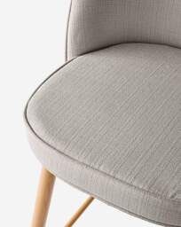 Emilie Barstool Grey - thumbnail 3