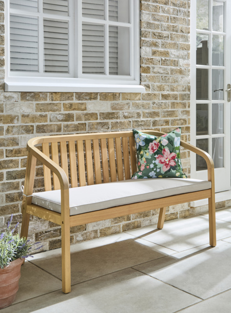 Luca Wooden Bench - JD Williams - image 1