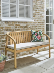 Luca Wooden Bench - JD Williams - thumbnail 1