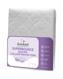 Downland Superbounce Pillow Protector White - Downland - Size: PAIR