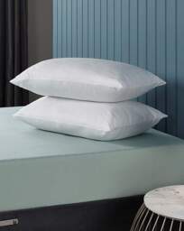 Downland Luxury Waffle Pack of 2 Pillows White - Downland - Size: PAIR - thumbnail 2