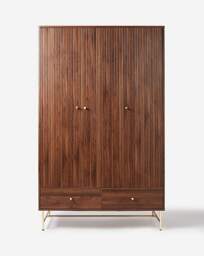 Tate Triple Wardrobe Brown - JD Williams - thumbnail 2