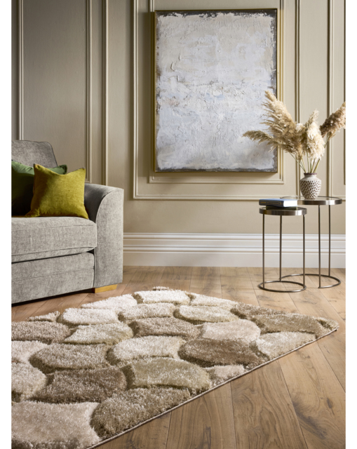 Scallop Shaggy Cosy Rug Natural - Origins - Size: 80X150 - image 1