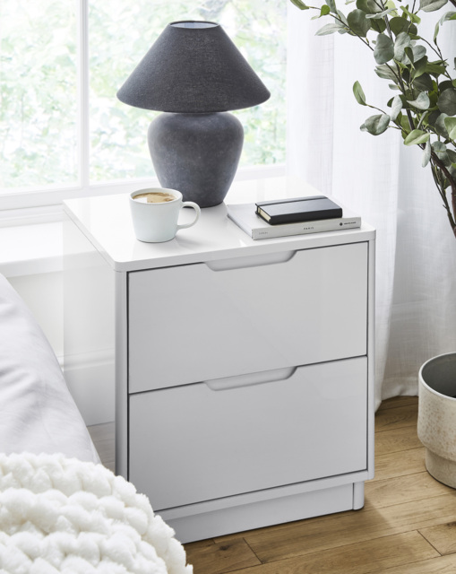Ellia Side Table White - JD Williams - image 1