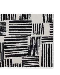 Catherine Lansfield Blocks Abstract Rug Black/White - Catherine Lansfield - Size: 80X150 - thumbnail 4