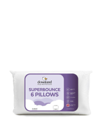 Downland Superbounce Pack of 6 Pillows White - Downland - Size: PACK 6 - thumbnail 1