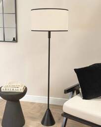 Mitch Black Triangle Floor Lamp Black - ValueLights - thumbnail 3