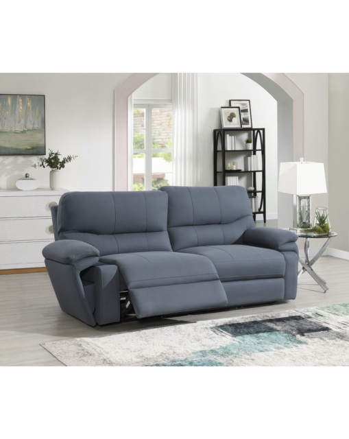 Hindley Power Recliner 3 Seater Sofa Blue - JD Williams - image 1