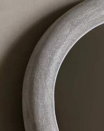 Gallery Curved Leaner Mirror White - Gallery Direct - thumbnail 2