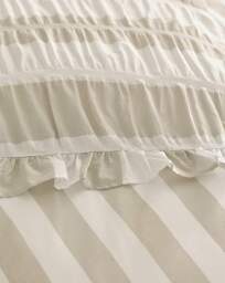 Catherine Lansfield Seersucker Duvet Set Natural - Catherine Lansfield - Size: S KING - thumbnail 3