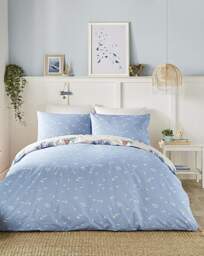 Fusion Beach Huts Duvet Cover Set Blue - Fusion - Size: KING - thumbnail 4