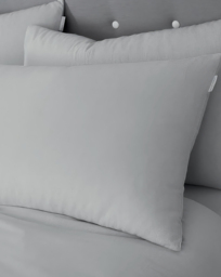 Catherine Lansfield Cotton Pillowcase Grey - Catherine Lansfield - Size: PAIR - thumbnail 1