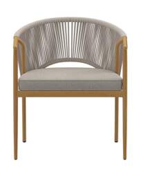 Charles Bentley Rope Weave Bistro Set Pale Grey - Charles Bentley - thumbnail 3