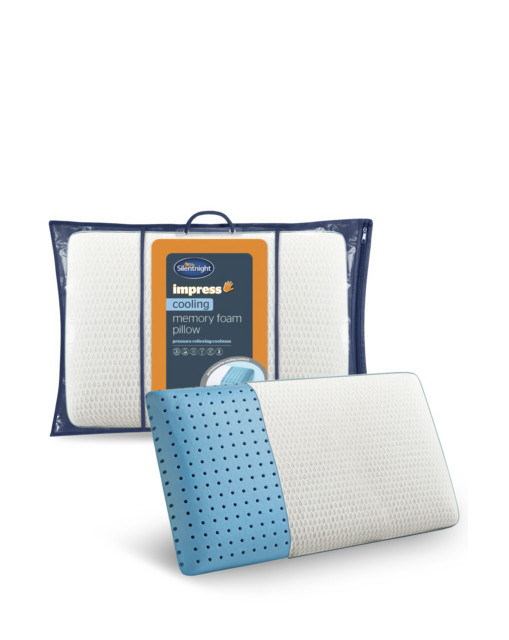 Silentnight Cooling Memory Foam Pillow White - Silentnight - Size: EACH - image 1