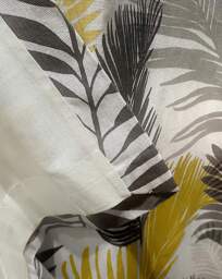 Tropical Eyelet Curtains in Multi Ochre - Fusion - Size: 168 x 183cm - thumbnail 4