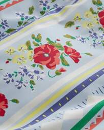 Julipa Floral Fairisle Duvet Cover Set Blue - JD Williams - Size: S KING - thumbnail 5