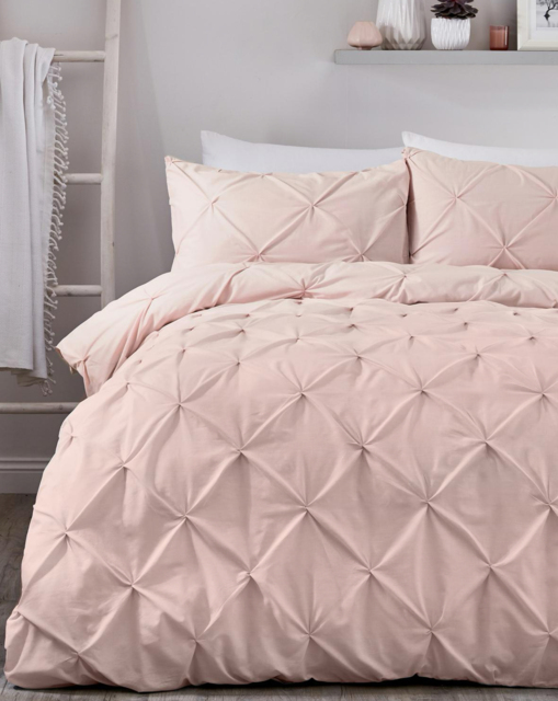 Serene Lara Duvet Cover Set Blush - Serene - Size: SINGLE - image 1