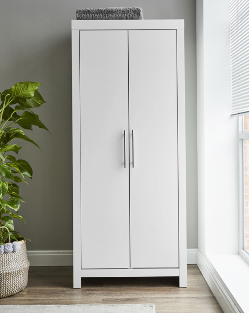 Dakota 2 Door Wardrobe White - JD Williams - image 1