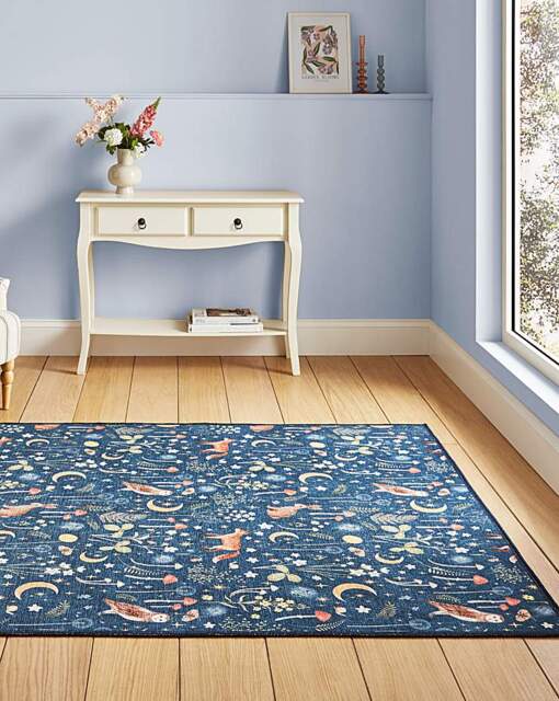 Catherine Lansfield Twilight Animals Rug Blue - Catherine Lansfield - Size: 122X170 - image 1