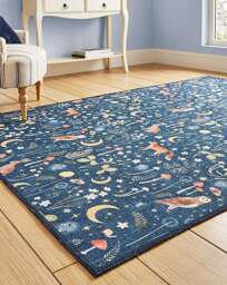 Catherine Lansfield Twilight Animals Rug Blue - Catherine Lansfield - Size: 122X170 - thumbnail 4
