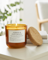 Amber & Patchouli Candle Amber - Candlelight - thumbnail 1