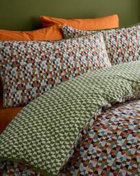 Appletree Star Geo Duvet Cover Set Natural - Appletree - Size: SINGLE - thumbnail 2