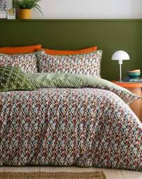 Appletree Star Geo Duvet Cover Set Natural - Appletree - Size: SINGLE - thumbnail 4