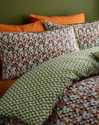 Appletree Star Geo Duvet Cover Set Natural - Appletree - Size: SINGLE - thumbnail 5