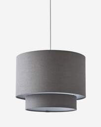 Two Tier Shade 30cm Grey - Searchlight - thumbnail 3