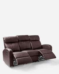 Ramsey 3 Seater Recliner Sofa Brown - JD Williams - thumbnail 3