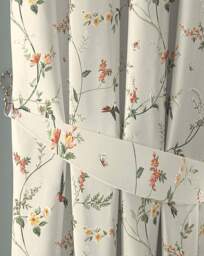 D&D Darnley Pencil Pleat Curtains Coral - Dreams & Drapes - Size: 168 x 229cm - thumbnail 3