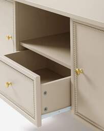 Darcy Bobbin Trim TV Unit Natural - Julipa - thumbnail 3