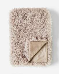 Mongolian Faux Fur Throw - Mink Mink - JD Williams - Size: 120X150 - thumbnail 3